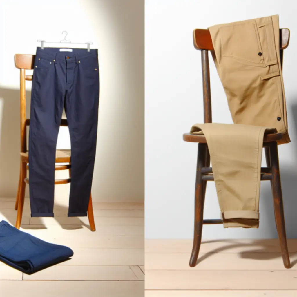 Męskie spodnie casualowe – jeansy, chinosy i szorty